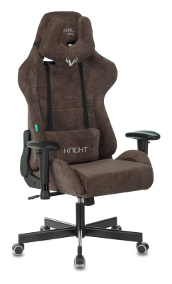 Кресло игровое Бюрократ VIKING KNIGHT LT- Ткань, коричневый