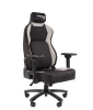 Кресло игровое CHAIRMAN CH30 Ткань черный/серый