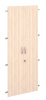 63.58 Двери на 5 секций с замком Альфа, дуб кобург