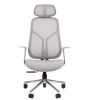 Кресло руководителя  CHAIRMAN CH 588 Сетка/Ткань серая